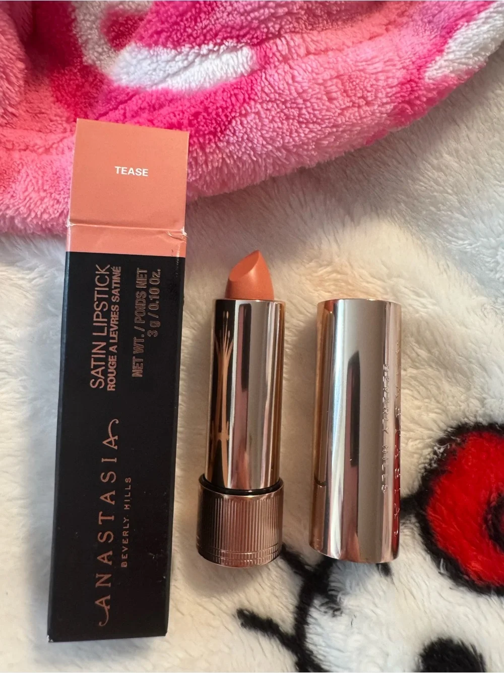 Anastasia Beverly Hills Satin Lipstick - Tease New In Box